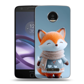 Пластиковый чехол на Lenovo Moto Z Force с принтом Лиса