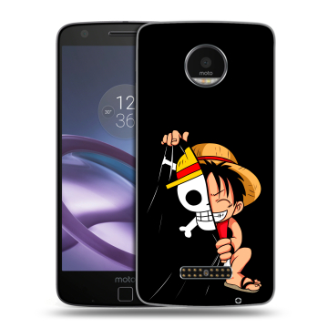 Пластиковый чехол на Lenovo Moto Z Force с принтом One Piece Ван Пис