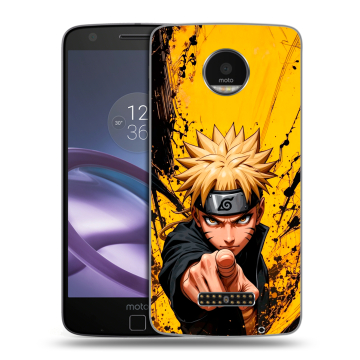 Пластиковый чехол на Lenovo Moto Z Force с принтом Naruto Наруто Пластиковый чехол на Lenovo Moto Z Force с принтом Naruto Наруто