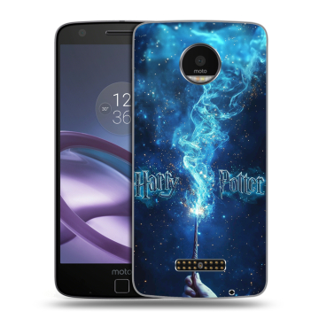 Пластиковый чехол на Lenovo Moto Z Force с принтом Harry Potter Гарри Поттер Пластиковый чехол на Lenovo Moto Z Force с принтом Harry Potter Гарри Поттер
