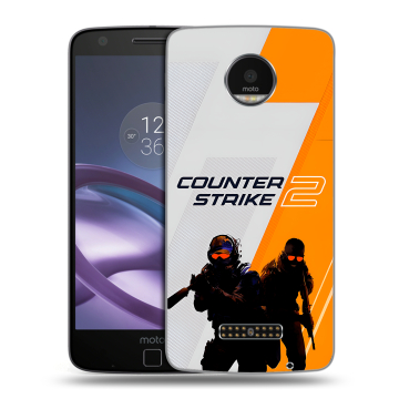Пластиковый чехол на Lenovo Moto Z Force с принтом Counter Strike Пластиковый чехол на Lenovo Moto Z Force с принтом Counter Strike