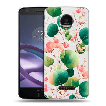 Пластиковый чехол на Lenovo Moto Z Force с принтом женский
