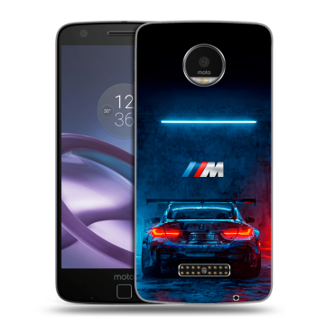 Пластиковый чехол на Lenovo Moto Z Force с принтом BMW БМВ Пластиковый чехол на Lenovo Moto Z Force с принтом BMW БМВ