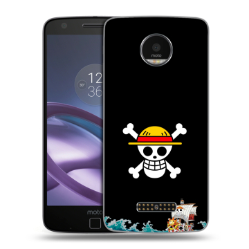 Пластиковый чехол на Lenovo Moto Z Force с принтом One Piece Ван Пис Пластиковый чехол на Lenovo Moto Z Force с принтом One Piece Ван Пис