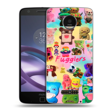 Пластиковый чехол на Lenovo Moto Z Force с принтом Флагер Fuggler