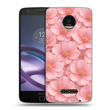 Пластиковый чехол на Lenovo Moto Z Force с принтом женский