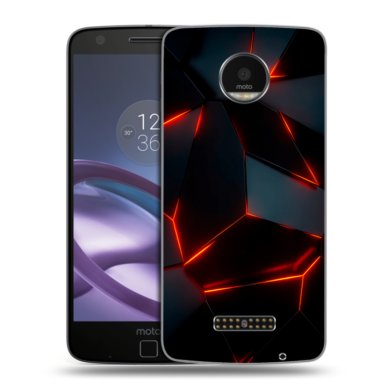 Пластиковый чехол на Lenovo Moto Z Force с принтом Яркие абстракции Пластиковый чехол на Lenovo Moto Z Force с принтом Яркие абстракции