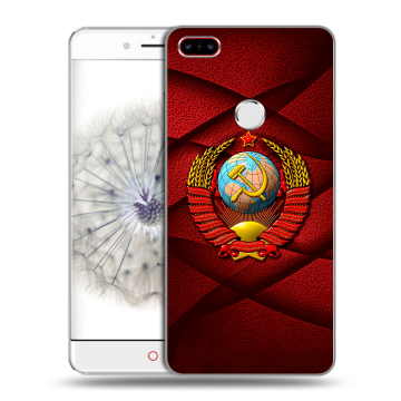 Пластиковый чехол на ZTE Nubia Z11 с принтом Герб СССР Пластиковый чехол на ZTE Nubia Z11 с принтом Герб СССР