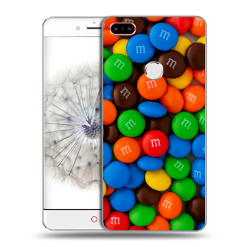 Пластиковый чехол на ZTE Nubia Z11 с принтом Конфеты