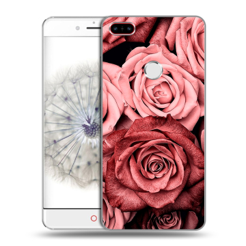 Пластиковый чехол на ZTE Nubia Z11 с принтом Цветы розы
