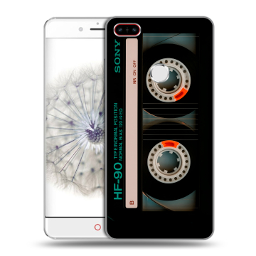 Пластиковый чехол на ZTE Nubia Z11 с принтом Кассета