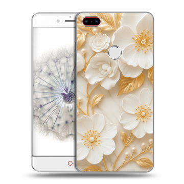 Пластиковый чехол на ZTE Nubia Z11 с принтом Цветы