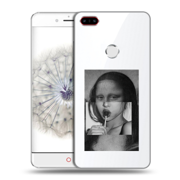 Пластиковый чехол на ZTE Nubia Z11 с принтом Мона Лиза