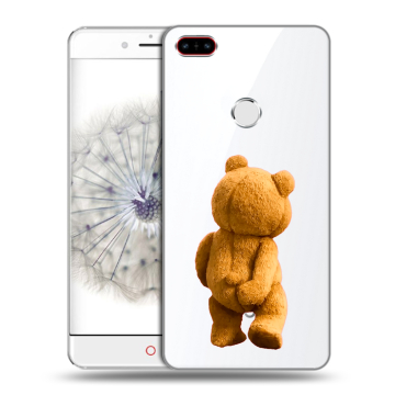 Пластиковый чехол на ZTE Nubia Z11 с принтом Медведь