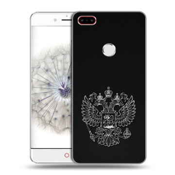 Пластиковый чехол на ZTE Nubia Z11 с принтом Герб России