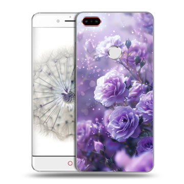Пластиковый чехол на ZTE Nubia Z11 с принтом Розы цветы Пластиковый чехол на ZTE Nubia Z11 с принтом Розы цветы