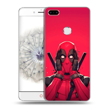 Пластиковый чехол на ZTE Nubia Z11 с принтом Дедпул Deadpool Пластиковый чехол на ZTE Nubia Z11 с принтом Дедпул Deadpool