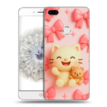 Пластиковый чехол на ZTE Nubia Z11 с принтом для девочек Пластиковый чехол на ZTE Nubia Z11 с принтом для девочек