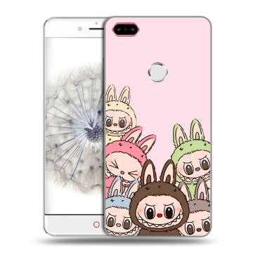 Пластиковый чехол на ZTE Nubia Z11 с принтом Лабубу