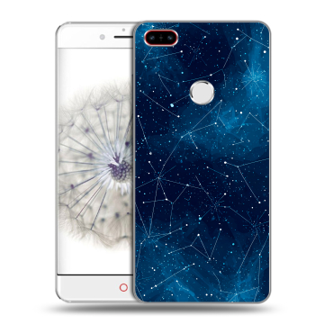 Пластиковый чехол на ZTE Nubia Z11 с принтом Космос звезды