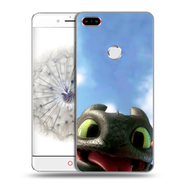 Пластиковый чехол на ZTE Nubia Z11 с принтом Как приручить дракона