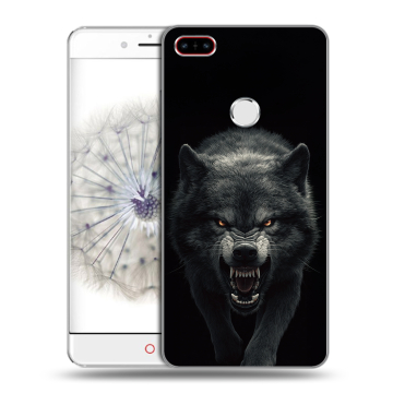 Пластиковый чехол на ZTE Nubia Z11 с принтом Волк
