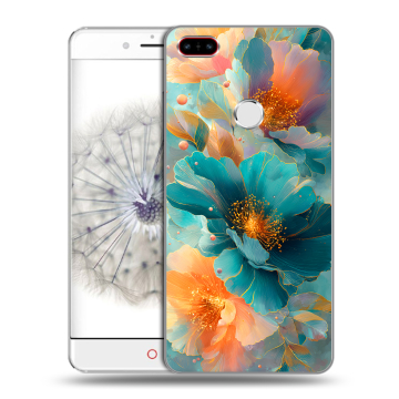 Пластиковый чехол на ZTE Nubia Z11 с принтом Цветы