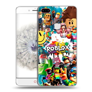 Пластиковый чехол на ZTE Nubia Z11 с принтом Roblox Роблокс Пластиковый чехол на ZTE Nubia Z11 с принтом Roblox Роблокс