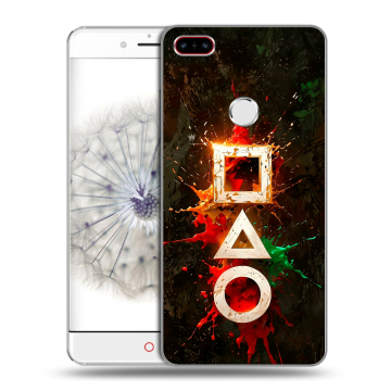 Пластиковый чехол на ZTE Nubia Z11 с принтом Squid Game Игра кальмара Пластиковый чехол на ZTE Nubia Z11 с принтом Squid Game Игра кальмара