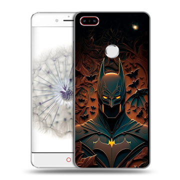 Пластиковый чехол на ZTE Nubia Z11 с принтом Batman Бэтмен