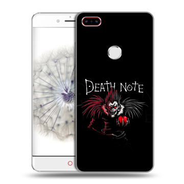 Пластиковый чехол на ZTE Nubia Z11 с принтом Death note Тетрадь смерти Пластиковый чехол на ZTE Nubia Z11 с принтом Death note Тетрадь смерти