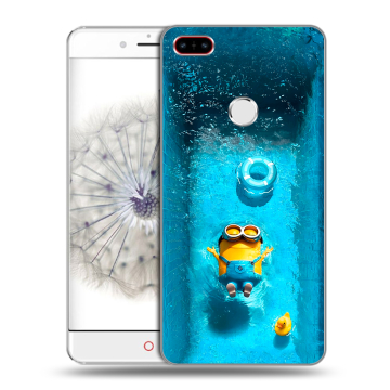 Пластиковый чехол на ZTE Nubia Z11 с принтом Миньоны Пластиковый чехол на ZTE Nubia Z11 с принтом Миньоны
