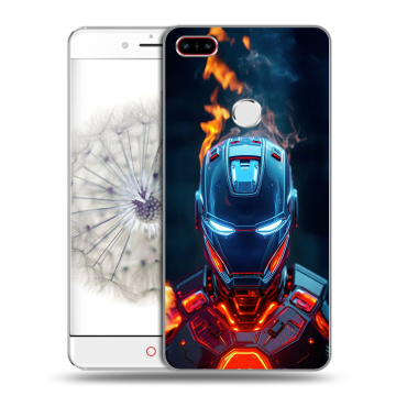 Пластиковый чехол на ZTE Nubia Z11 с принтом IronMan Железный человек Пластиковый чехол на ZTE Nubia Z11 с принтом IronMan Железный человек