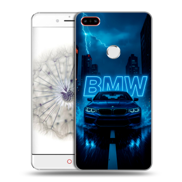 Пластиковый чехол на ZTE Nubia Z11 с принтом BMW БМВ