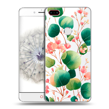Пластиковый чехол на ZTE Nubia Z11 с принтом женский