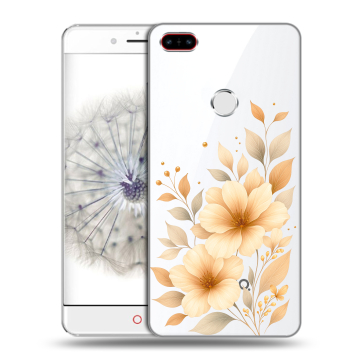 Пластиковый чехол на ZTE Nubia Z11 с принтом для девушки