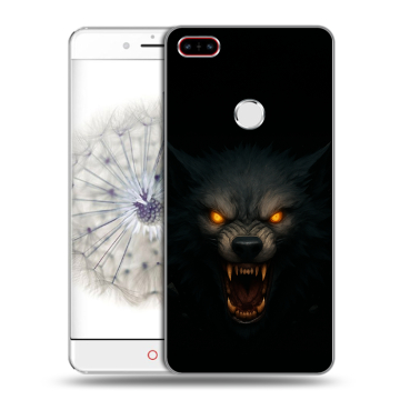 Пластиковый чехол на ZTE Nubia Z11 с принтом Волк