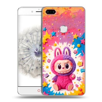 Пластиковый чехол на ZTE Nubia Z11 с принтом Labubu Лабубу