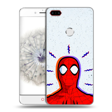 Пластиковый чехол на ZTE Nubia Z11 с принтом Spiderman Человек паук