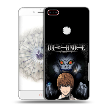 Пластиковый чехол на ZTE Nubia Z11 с принтом Death note Тетрадь смерти