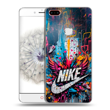 Пластиковый чехол на ZTE Nubia Z11 с принтом Nike Найк Пластиковый чехол на ZTE Nubia Z11 с принтом Nike Найк