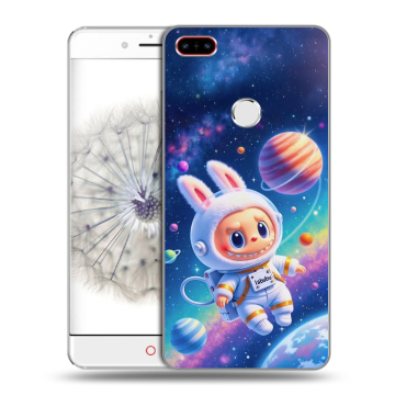 Пластиковый чехол на ZTE Nubia Z11 с принтом Labubu Лабубу Пластиковый чехол на ZTE Nubia Z11 с принтом Labubu Лабубу