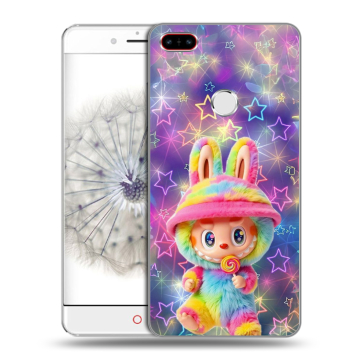 Пластиковый чехол на ZTE Nubia Z11 с принтом Labubu Лабубу