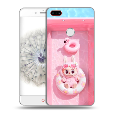 Пластиковый чехол на ZTE Nubia Z11 с принтом Labubu Лабубу