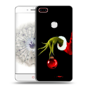 Пластиковый чехол на ZTE Nubia Z11 с принтом Новый год Гринч