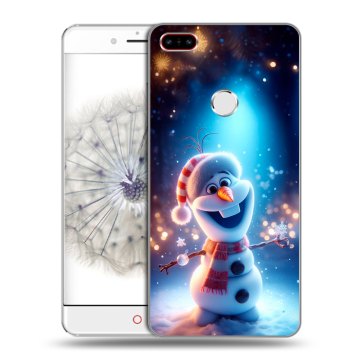 Пластиковый чехол на ZTE Nubia Z11 с принтом Новый год