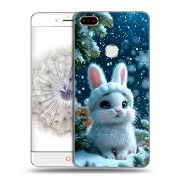 Пластиковый чехол на ZTE Nubia Z11 с принтом Новый год