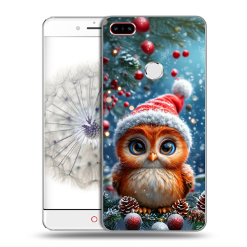 Пластиковый чехол на ZTE Nubia Z11 с принтом Новый год Пластиковый чехол на ZTE Nubia Z11 с принтом Новый год