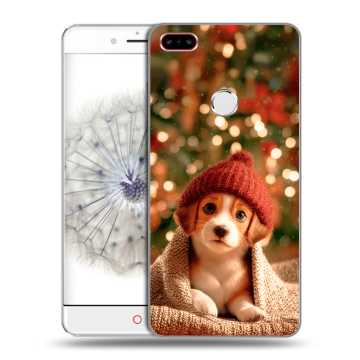 Пластиковый чехол на ZTE Nubia Z11 с принтом Новый год Пластиковый чехол на ZTE Nubia Z11 с принтом Новый год