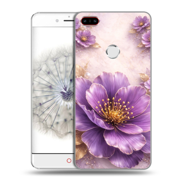 Пластиковый чехол на ZTE Nubia Z11 с принтом женский Пластиковый чехол на ZTE Nubia Z11 с принтом женский